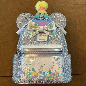Loungefly Disney birthday mini backpack
